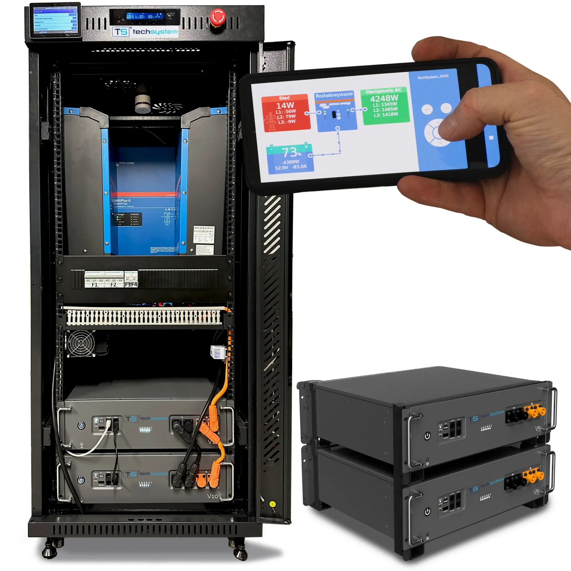 Magazyn energii ALL in ONE 9KW10kWh Baterie LiFePO4 Plug in Victron