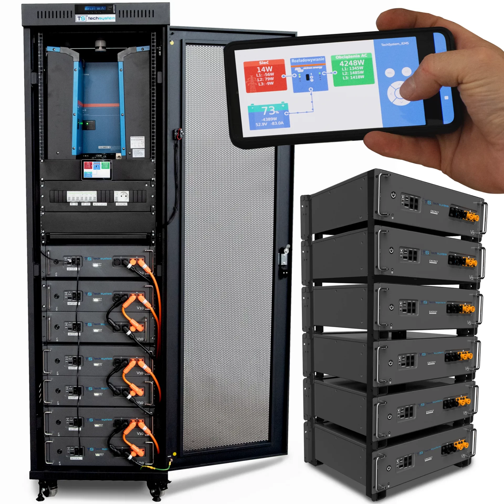 Magazyn energii ALL in ONE 9KW30kWh Baterie LiFePO4 Plug in Victron