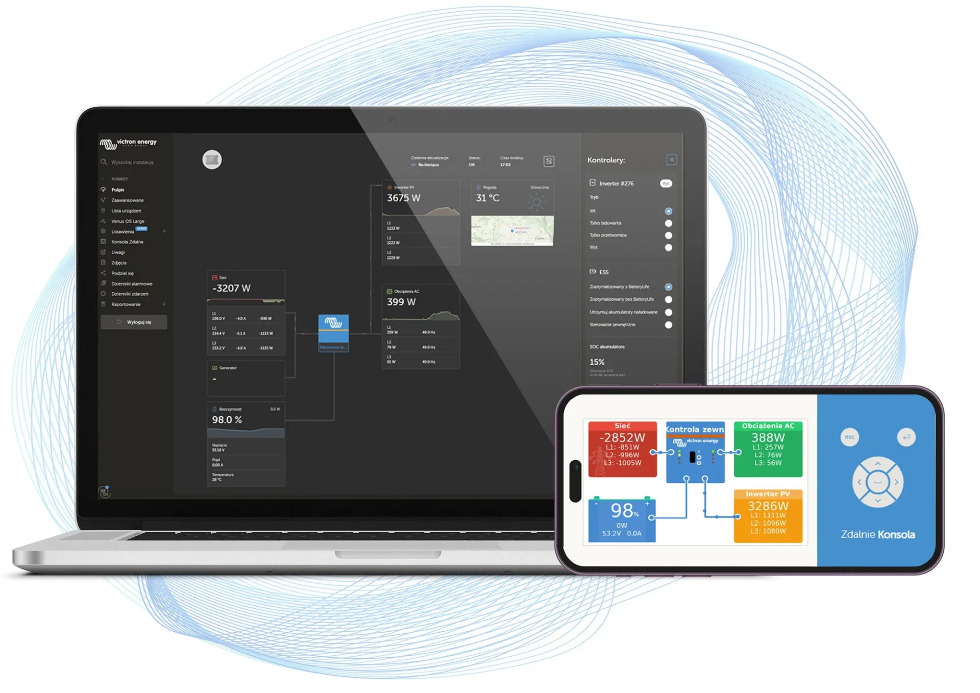 Magazyn energii ALL in ONE 9KW15kWh Baterie LiFePO4 Plug in Victron - obrazek 9
