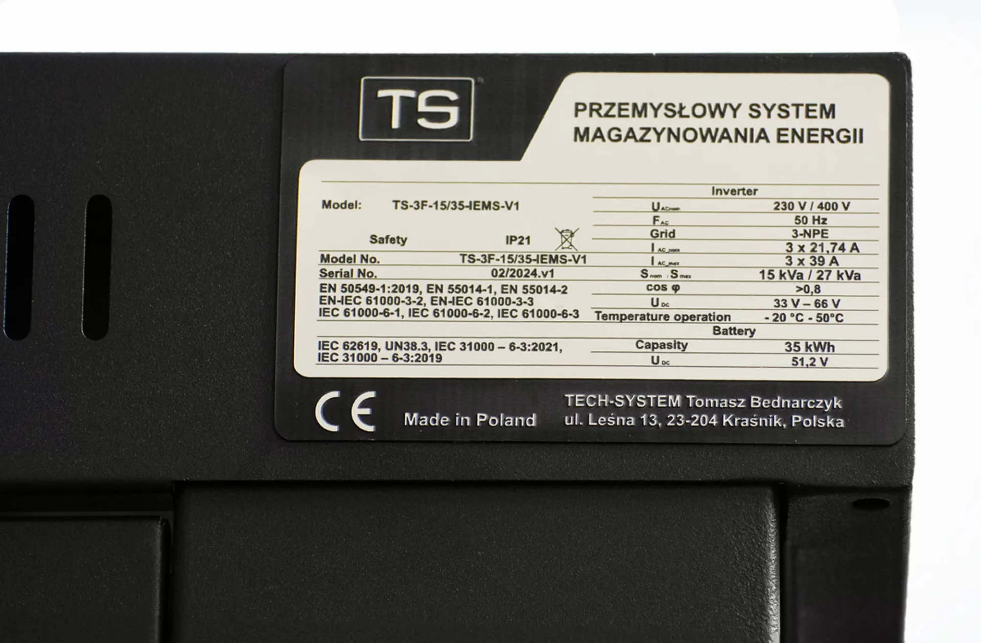 Magazyn energii ALL in ONE 15KW40kWh Baterie LiFePO4 Plug in Victron - obrazek 12