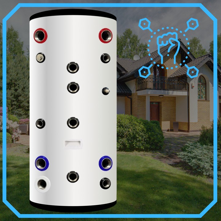 Zasobnik CWU bojler NIERDZEWNY zbiornik ciepłej wody 2 wężownice 300L - obrazek 5