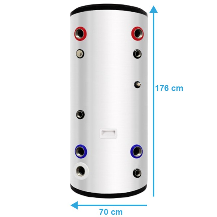 BUFOR ciepła NIERDZEWNY zbiornik CO MAGAZYN do pompy, kotła, pieca 500L - obrazek 11