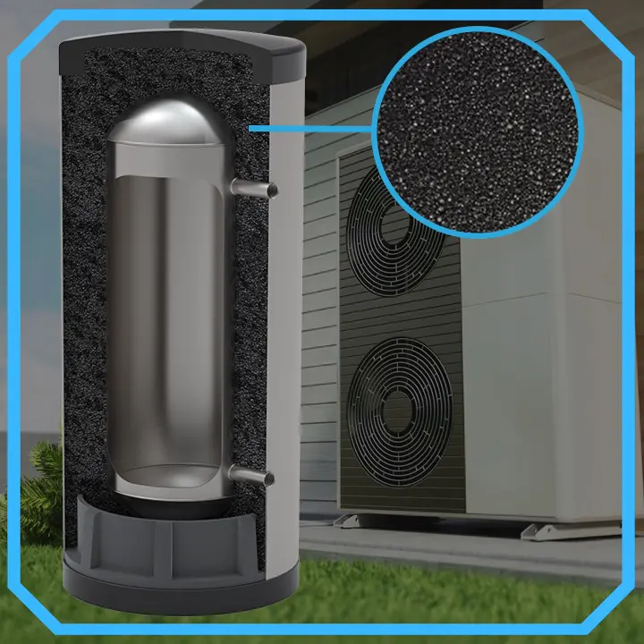 Wymiennik ciepła NIEPRZERWALNY zasobnik CO do pompy, kotła, pieca 200L - obrazek 3