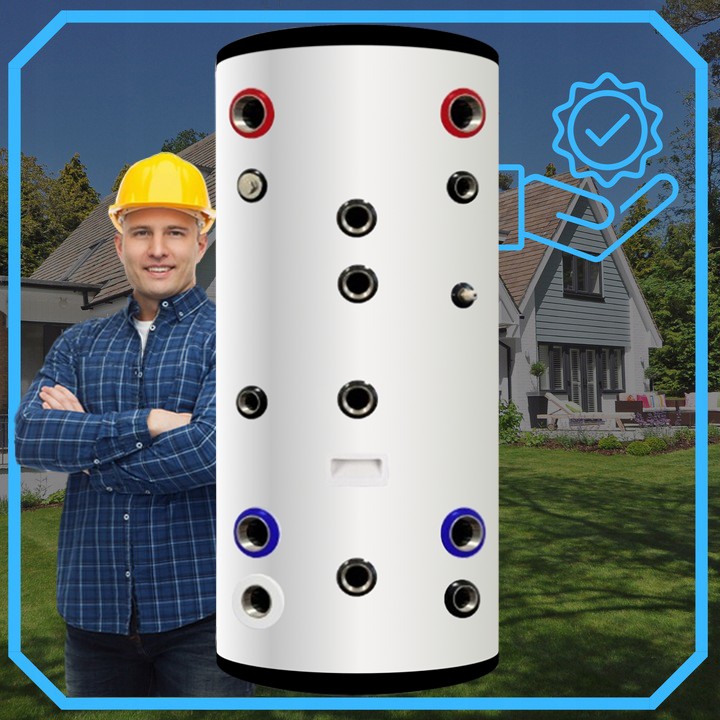 Zasobnik CWU bojler NIERDZEWNY zbiornik ciepłej wody 2 wężownice 400L - obrazek 2