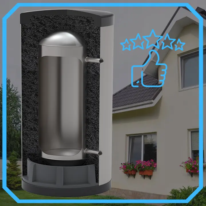 BUFOR ciepła NIERDZEWNY zbiornik CO MAGAZYN do pompy, kotła, pieca 300L - obrazek 2